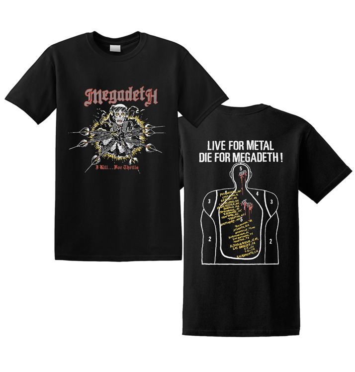 MEGADETH - 'Kill For Thrills' T-Shirt