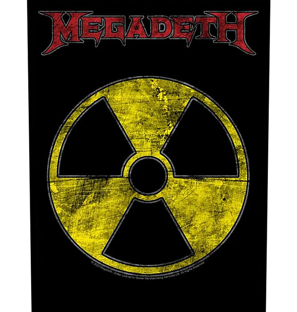 MEGADETH - 'Radioactive' Back Patch