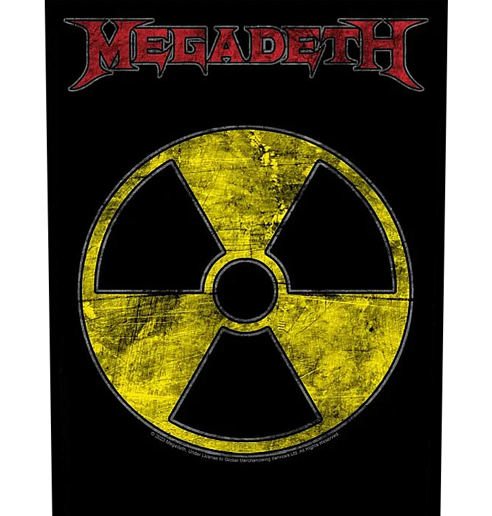 MEGADETH - 'Radioactive' Back Patch