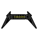 METALLICA - '72 Seasons Charred Logo' Cut-Out Patch