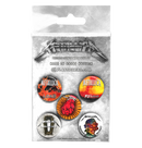 METALLICA - 'Albums 1996-2016' Badge Set