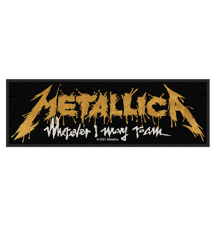 METALLICA - 'Wherever I May Roam Logo' Patch