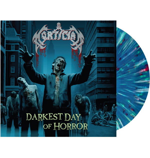 MORTICIAN - 'Darkest Day Of Horror' LP (Sea Blue Splatter)