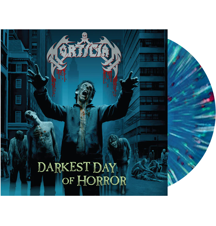 MORTICIAN - 'Darkest Day Of Horror' LP (Sea Blue Splatter)