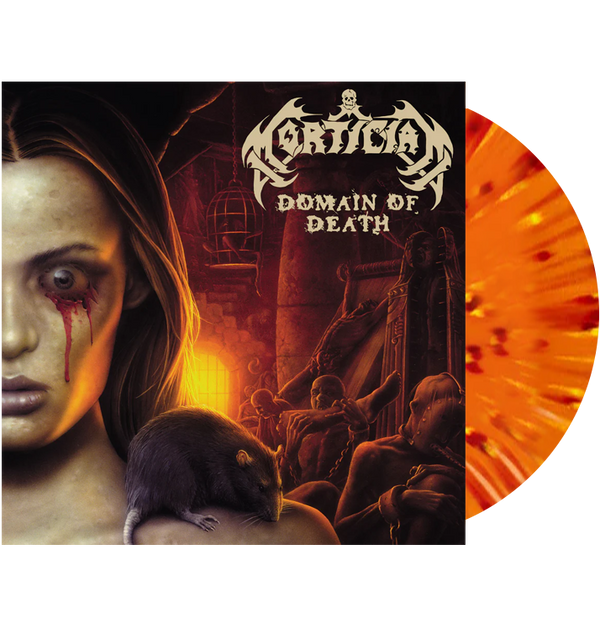 MORTICIAN - 'Domain Of Death' LP (Orange Krush Splatter)