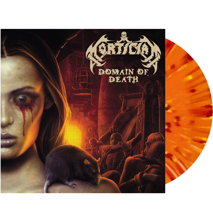 MORTICIAN - 'Domain Of Death' LP (Orange Krush Splatter)