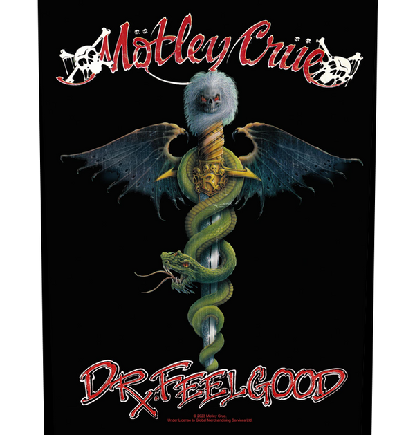 MÖTLEY CRÜE - 'Dr Feelgood' Back Patch