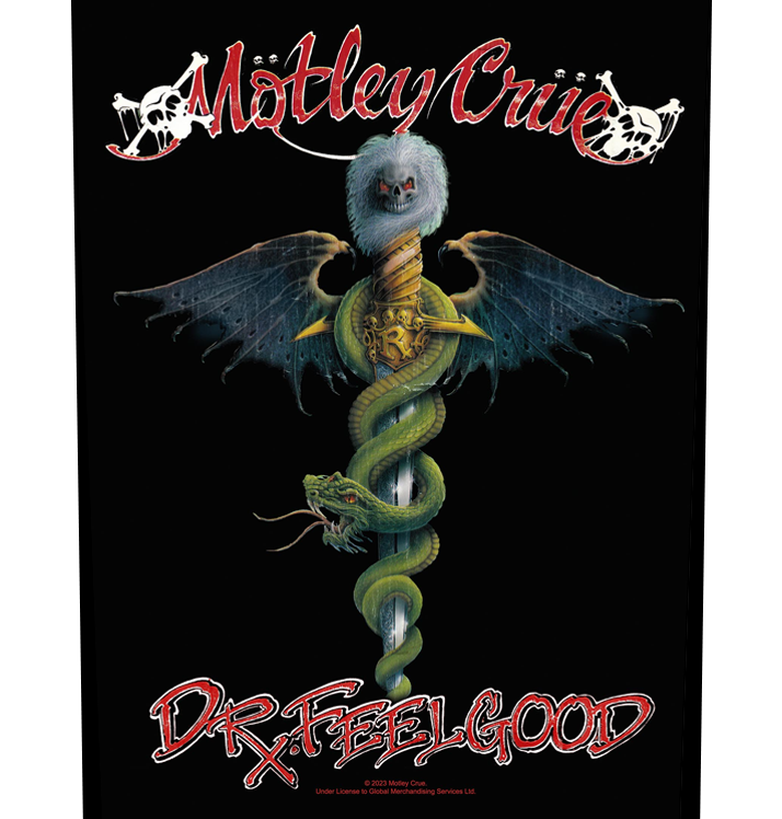 MÖTLEY CRÜE - 'Dr Feelgood' Back Patch