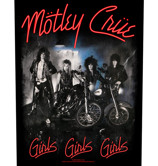 MÖTLEY CRÜE - 'Girls, Girls, Girls' Back Patch