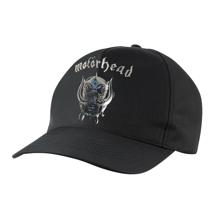 Motorhead Cappellino da Baseball Band Logo Warpig Sonic Argento Ufficiale Nero Size One Size
