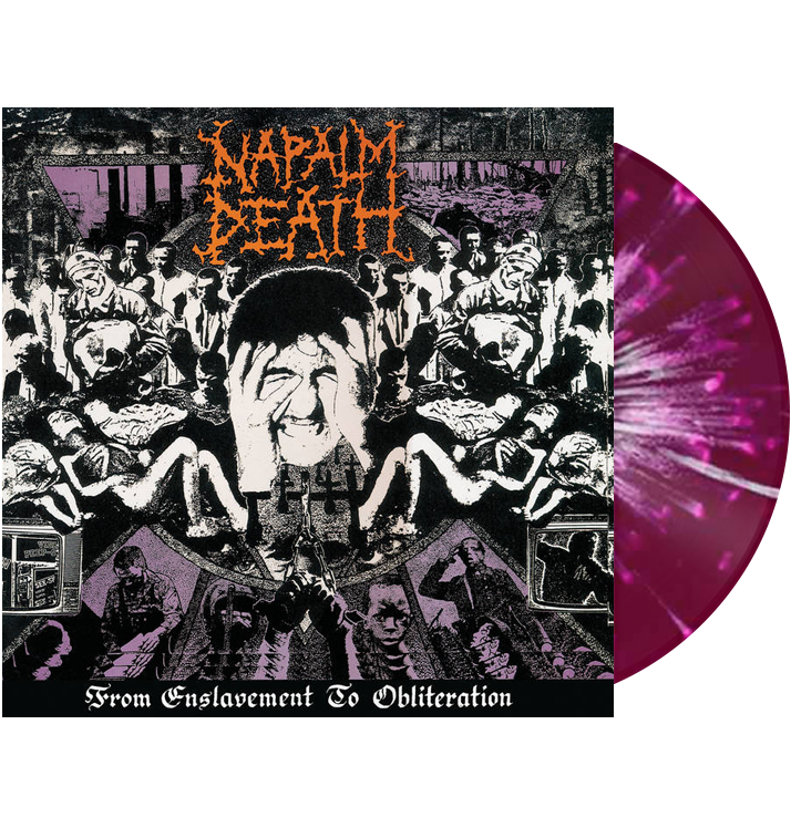 NAPALM DEATH - 'From Enslavement To Obliteration' LP (Splatter)