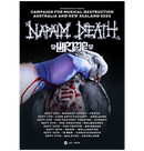 NAPALM DEATH & WORMROT - 'Campaign For Musical Destruction Aus & NZ 2023' A3 Poster