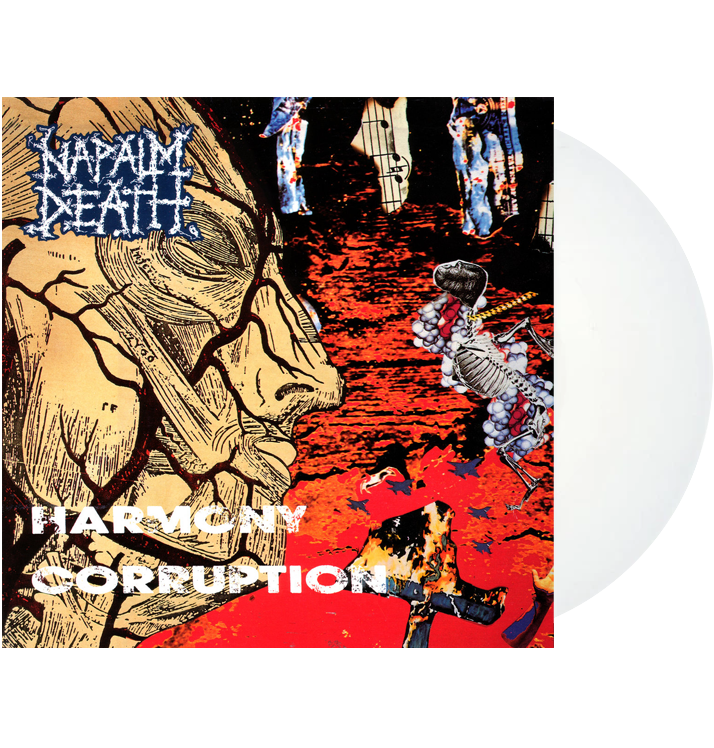 NAPALM DEATH - 'Harmony Corruption' LP (White) (PREORDER)