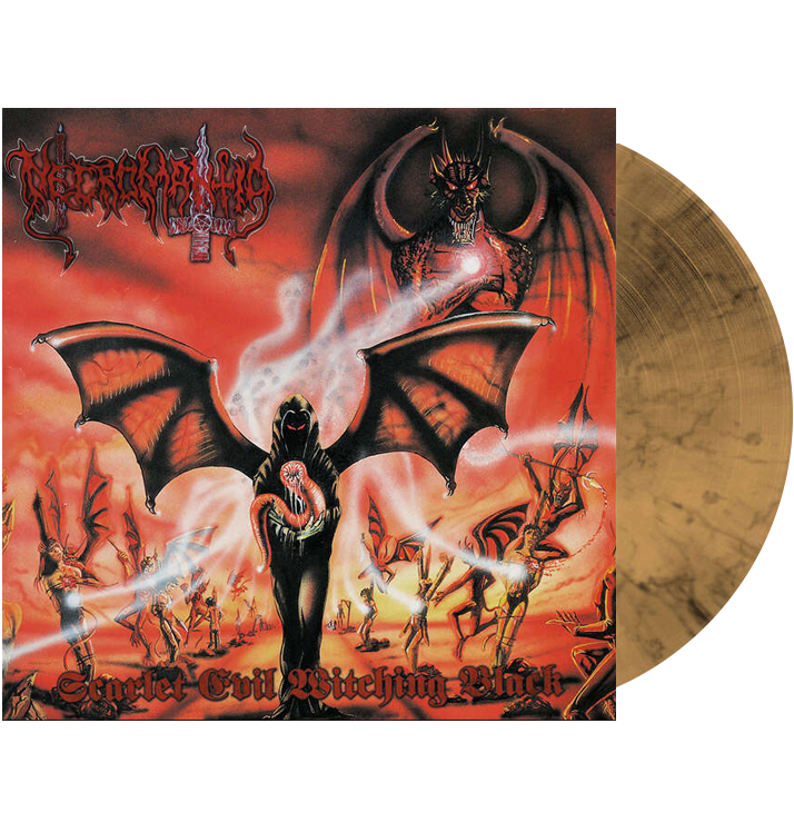 NECROMANTIA - 'Scarlet Evil Witching Black' LP (Black Beer Marble)
