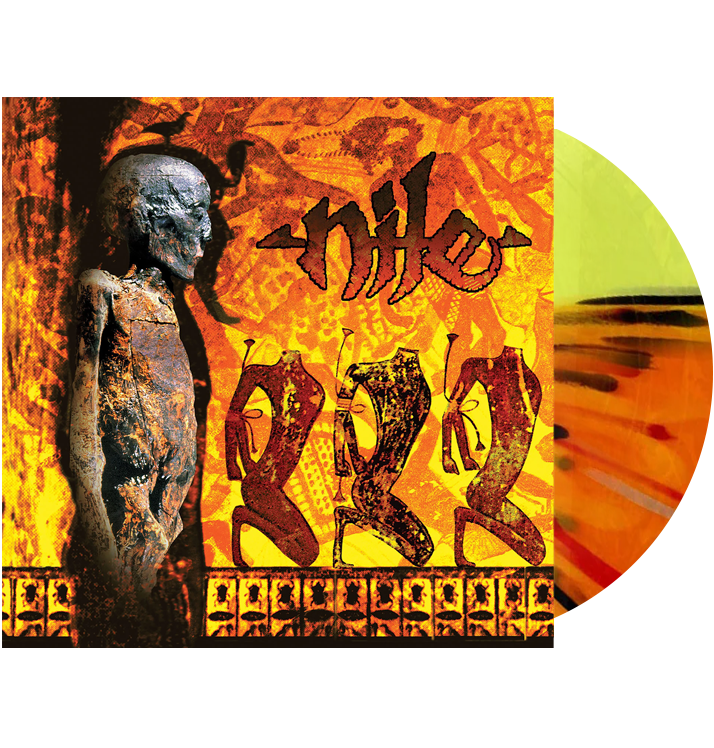 NILE - 'Amongst The Catacombs Of Nephren-Ka' LP (Yellow/Orange Krush Splatter)