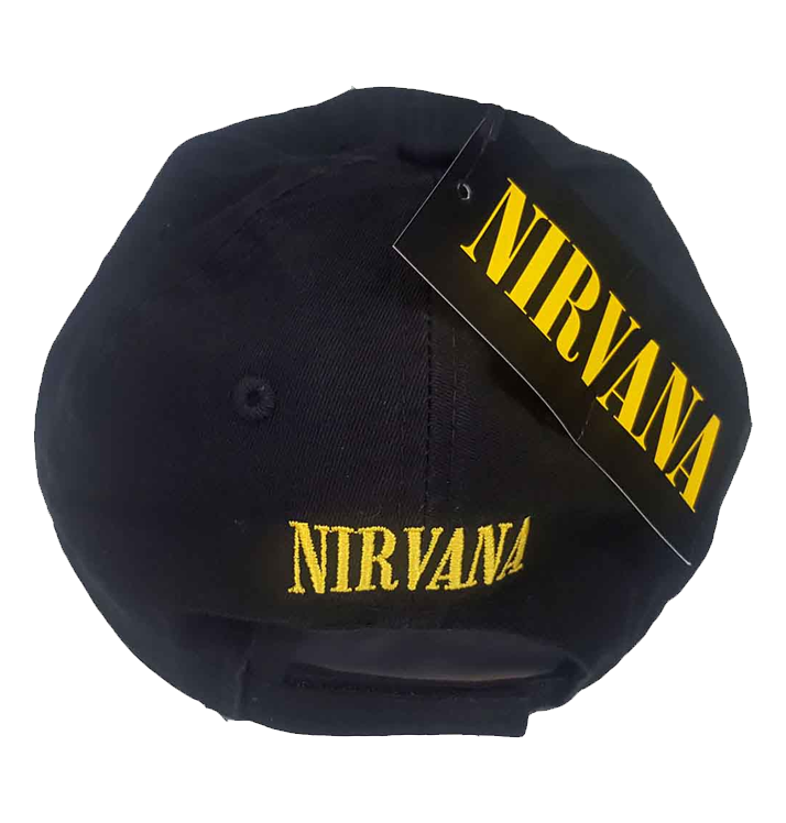 NIRVANA - 'Happy Face' Baseball Hat