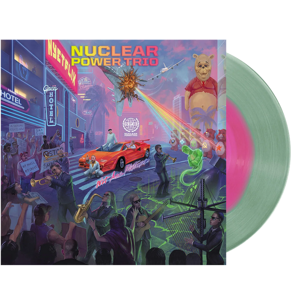 NUCLEAR POWER TRIO - 'Wet Ass Plutonium' LP (Hot Pink & Clear)