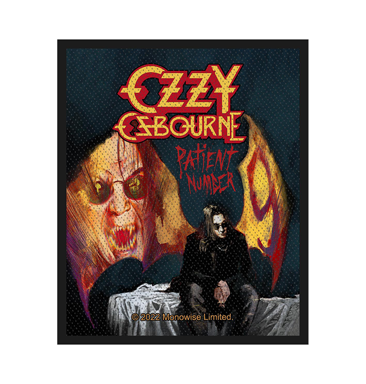 OZZY OSBOURNE - 'Patient Number 9' Patch