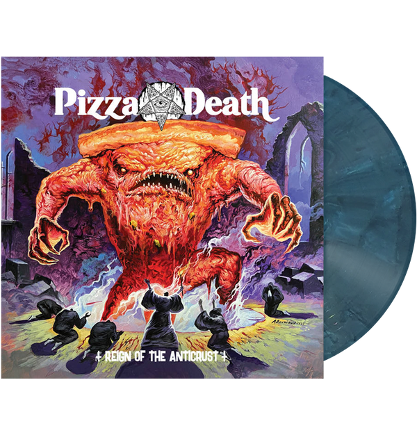 PIZZA DEATH - 'Reign Of The Anticrust' LP (Blue Cheese)