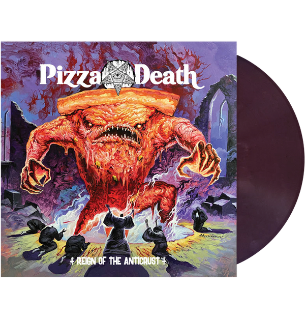 PIZZA DEATH - 'Reign Of The Anticrust' LP (Vegetarian Purple)
