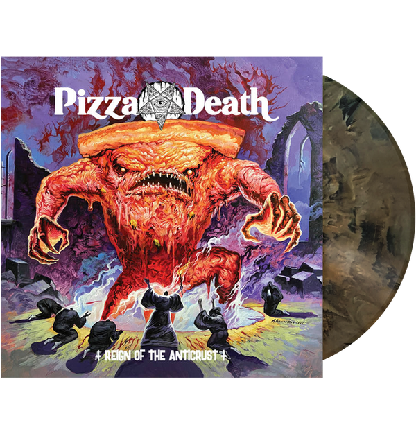 PIZZA DEATH - 'Reign Of The Anticrust' LP (Margherita Yellow)
