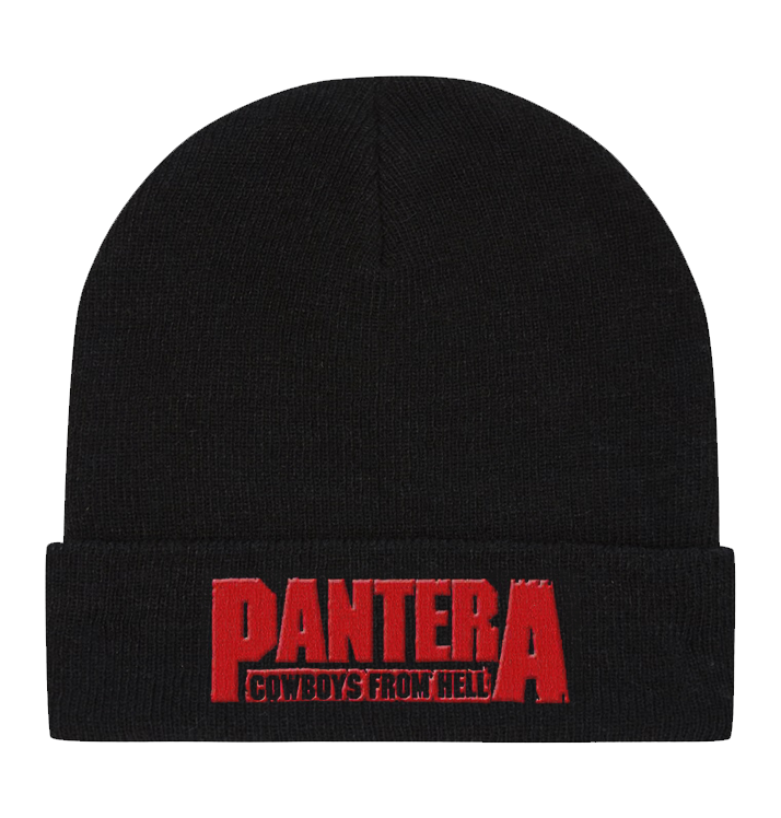 PANTERA - 'Cowboys From Hell' Beanie (Red)