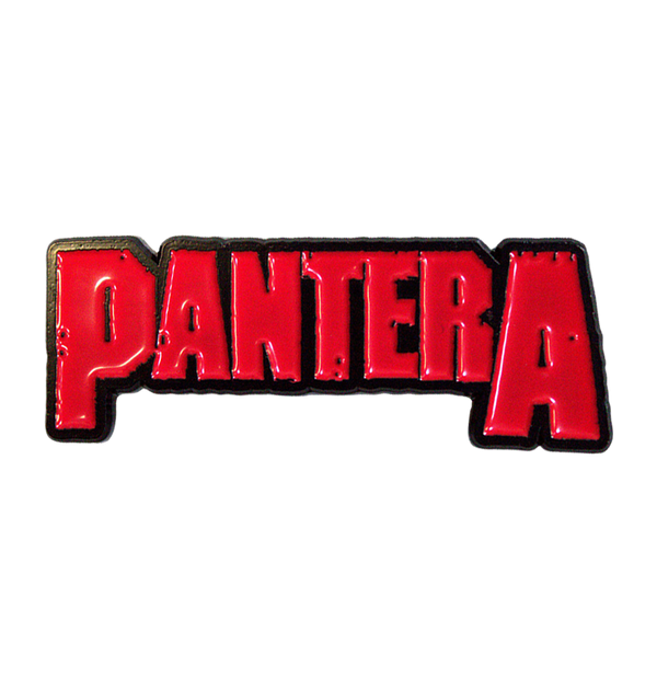 PANTERA - 'Red Logo' Metal Pin