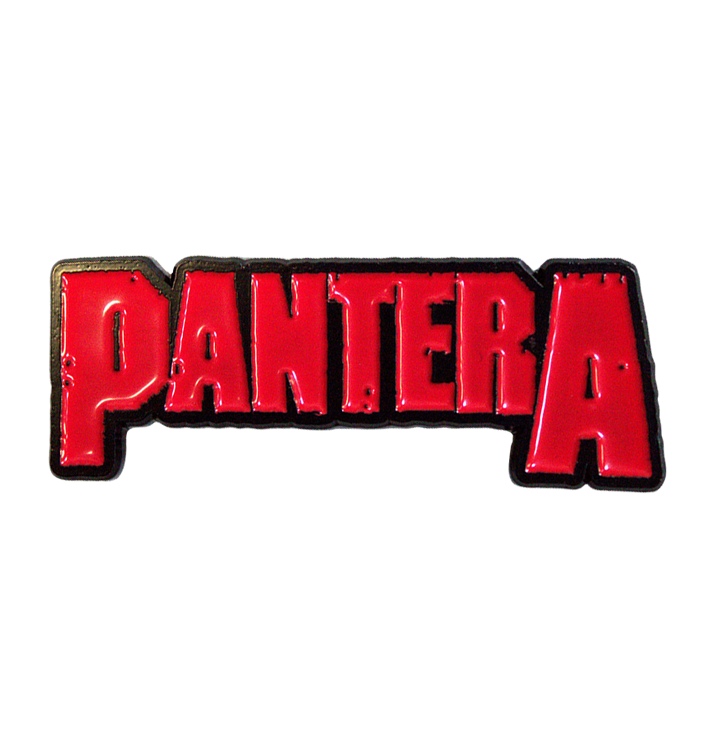 PANTERA - 'Red Logo' Metal Pin