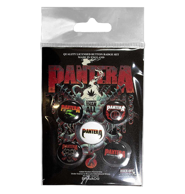 PANTERA - 'Stay Away' Badge Set