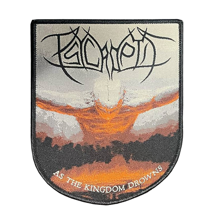 PSYCROPTIC - 'As The Kingdom Drowns' Shield Patch (Black Border)