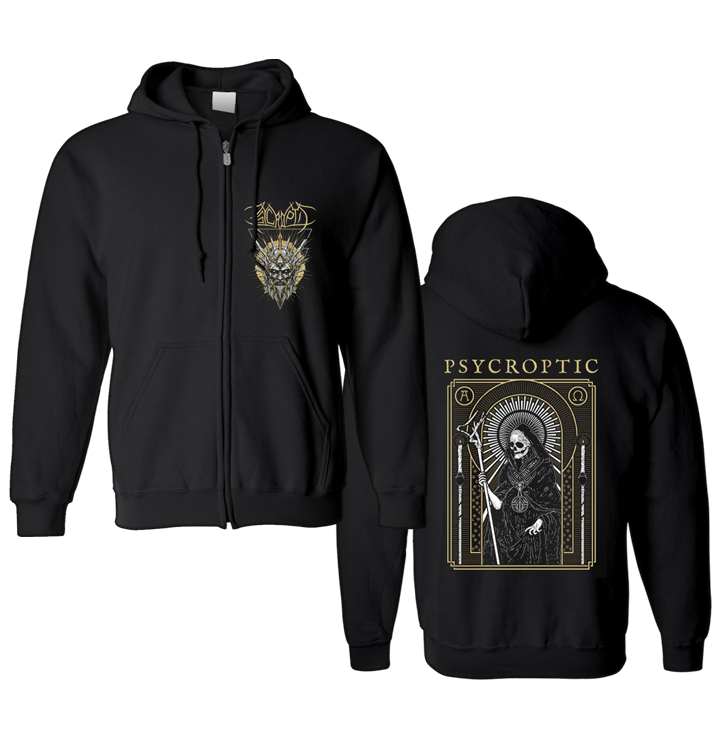 PSYCROPTIC - 'Tarot Death' Zip-up Hoodie