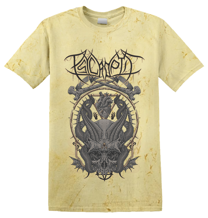 PSYCROPTIC - 'Mortem Generans' T-Shirt (Citrine Tie-Dye)
