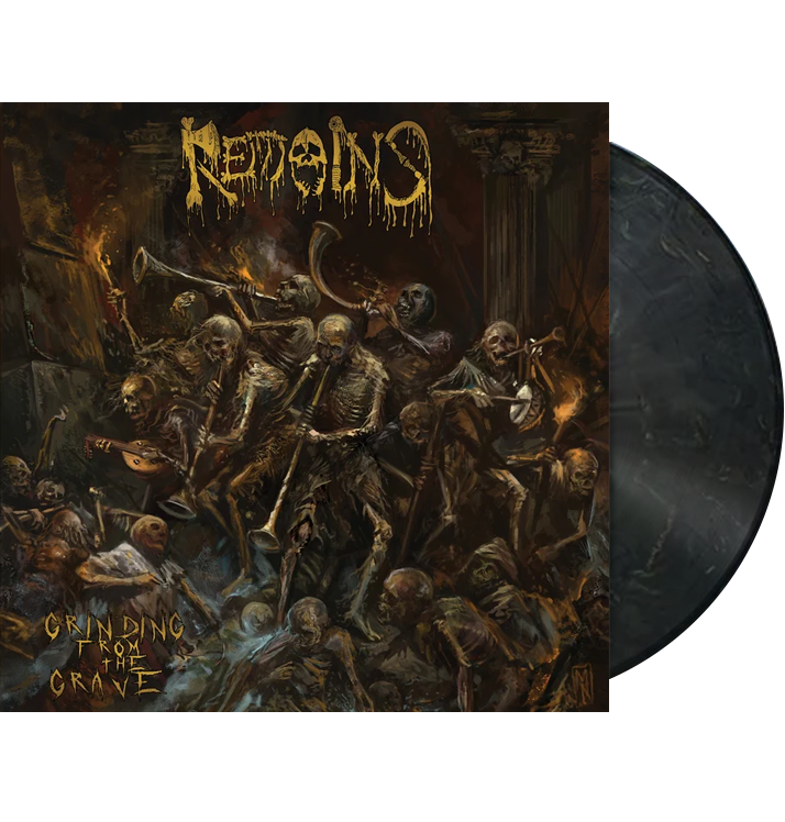 REMAINS - 'Grinding From The Grave' LP (Gravestone Grey)