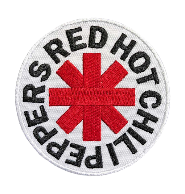 RED HOT CHILI PEPPERS - 'Asterisk White' Patch
