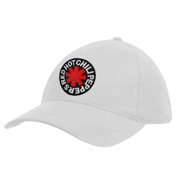 RED HOT CHILI PEPPERS - 'Classic Asterisk' Baseball Hat (White)