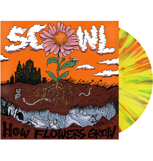 SCOWL - 'How Flowers Grow' LP (Yellow/Orange/Splatter)