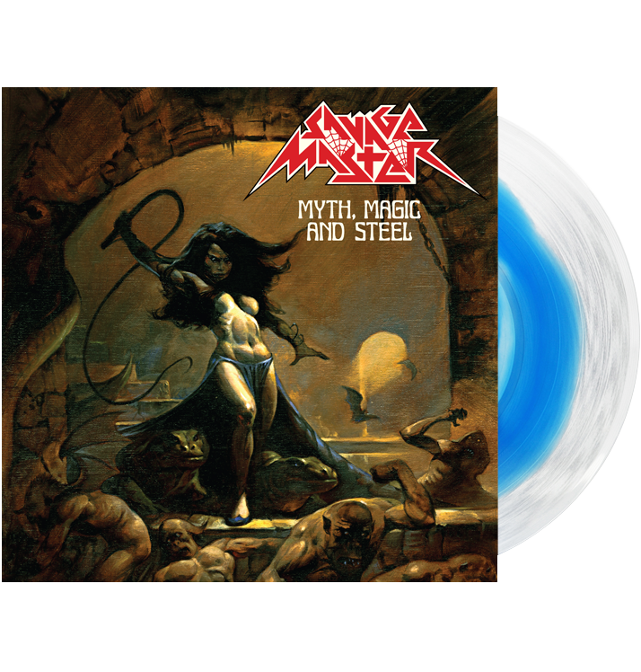 SAVAGE MASTER - 'Myth Magic and Steel' LP (Blue/Clear)