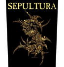 SEPULTURA - 'Discography' Back Patch