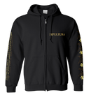SEPULTURA - 'Discography' Zip-up Hoodie (PREORDER)