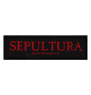 SEPULTURA - 'Logo - Red' Patch