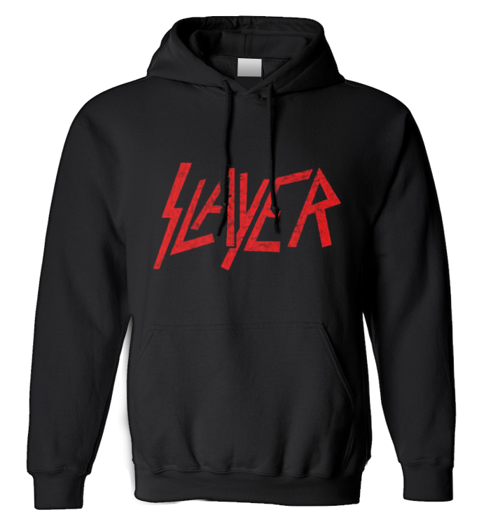 SLAYER - 'Distressed Logo' Pullover Hoodie