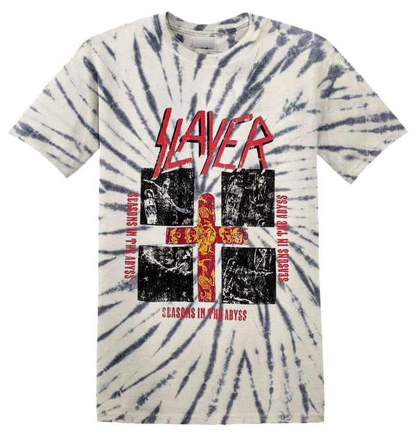 SLAYER - 'Quad Seasons' T-Shirt (Dip-Dye)