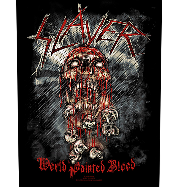 SLAYER - 'World Painted Blood' Back Patch