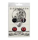 SLEEP TOKEN - 'Take Me Back To Eden' Badge Set