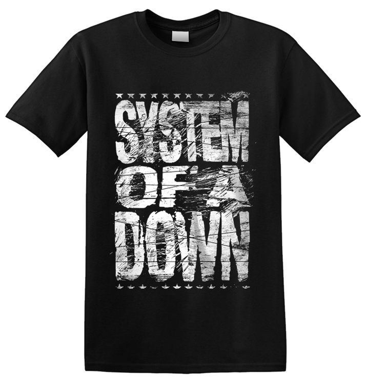 SYSTEM OF A DOWN - 'Distressed Logo' T-Shirt