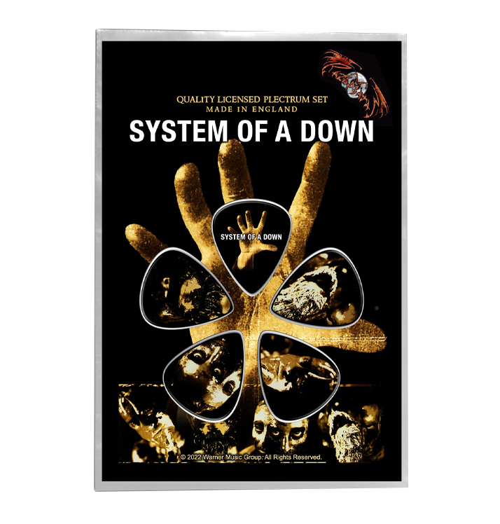 SYSTEM OF A DOWN - 'Hand' Guitar Pick Set