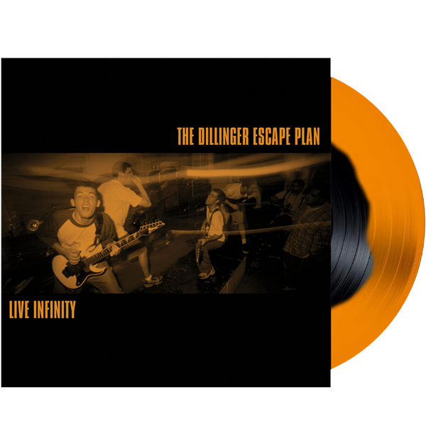 THE DILLINGER ESCAPE PLAN - 'Live Infinity' LP (Black/Orange Kush)