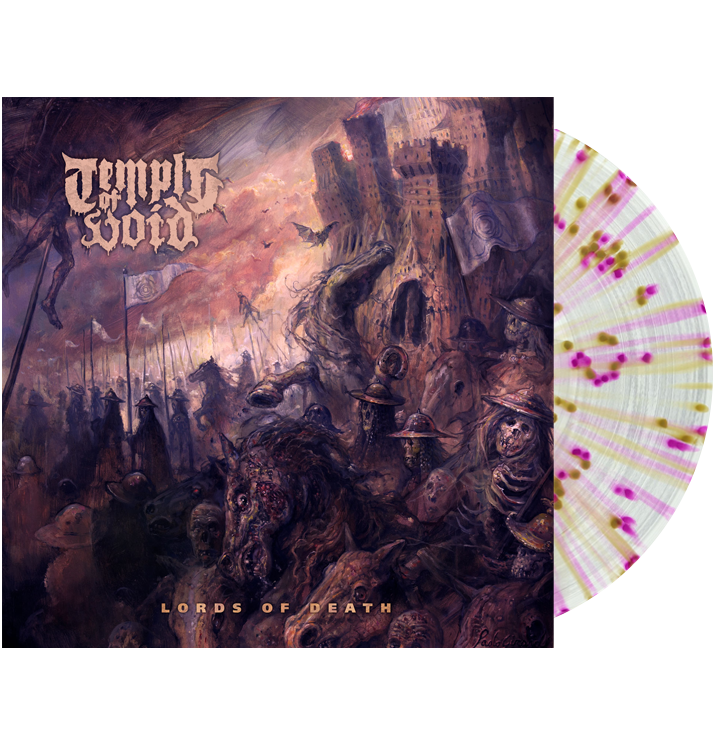 TEMPLE OF VOID - 'Lords Of Death' LP (Clear/Purple Splatter)