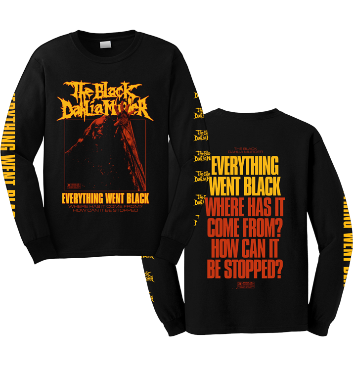 THE BLACK DAHLIA MURDER - 'Everything Went Black' Long Sleeve