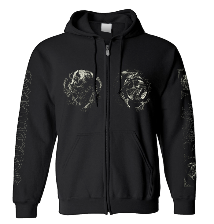 THE BLACK DAHLIA MURDER Servitude Zip Up Hoodie